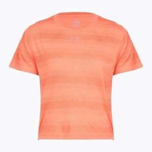 Koszulka do biegania damska Under Armour Velociti electric tangerine/black/green mode