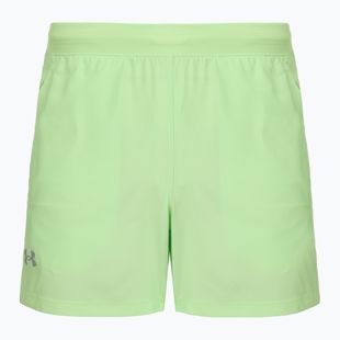 Spodenki do biegania męskie Under Armour Launch 5" lumos lime/white