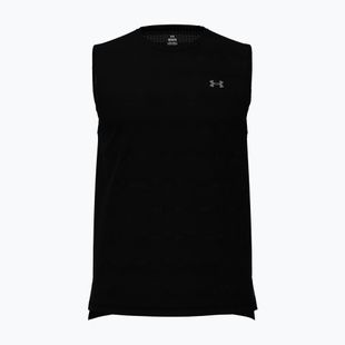 Koszulka do biegania męska Under Armour Velociti Tank black/black/metallic silver