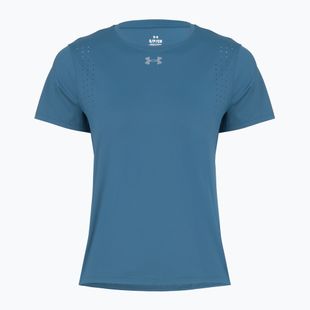 Koszulka do biegania damska Under Armour Velociti Pro wham blue/hyper green/white