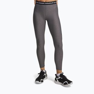 Legginsy treningowe damskie Under Armour HeatGear charcoal light heather/black