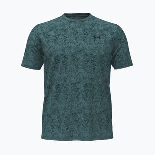 Koszulka treningowa męska Under Armour Tech Tee Pixelate rack green/black
