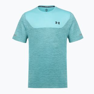 Koszulka treningowa męska Under Armour Tech Utility blue haze/black