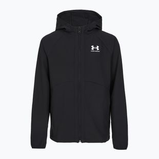 Kurtka treningowa męska Under Armour Vibe Woven Windbreaker Jacket black/white