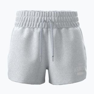 Spodenki damskie Under Armour Icon Fleece Nov mod gray light heather/white