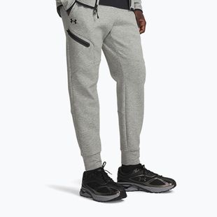 Spodnie męskie Under Armour Unstoppable Fleece mod gray/black