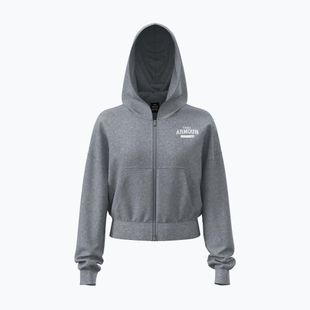 Bluza damska Under Armour Icon Fleece Nov FZ mod gray light heather/white