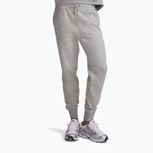 Spodnie damskie Under Armour Icon Fleece Jogger mod gray llght heather/white