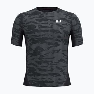 Koszulka treningowa męska Under Armour HG Printed black/castlerock/white