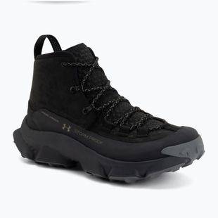 Buty trekkingowe męskie Under Armour Charged Expanse Mid LTHR WP Black/Anthracite/Bayou