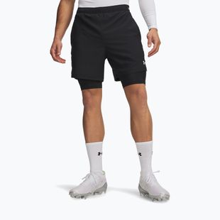 Spodenki treningowe męskie Under Armour Vanish Woven 2.0 2IN1 Shorts black/white