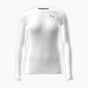 Longsleeve treningowy damski Under Armour HG Authentics Comp LS white/halo gray