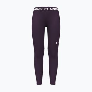 Legginsy dziecięce Under Armour HeatGear Leggings purple echo/white