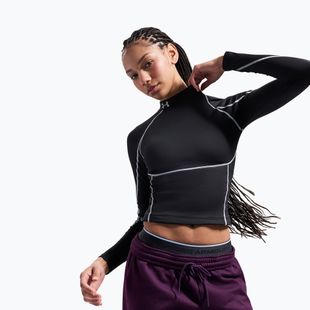 Longsleeve treningowy damski Under Armour ColdGear Elite Mock ultimate black/reflective