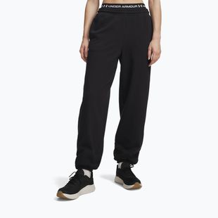 Spodnie damskie Under Armour Icon Fleece Gym Pant ultimate black/white