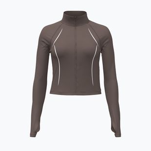 Bluza treningowa damska Under Armour Meridian Contour Full Zip peppercorn/white/peppercorn
