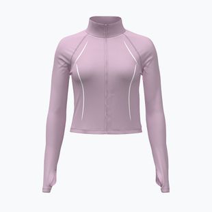 Bluza treningowa damska Under Armour Meridian Contour Full Zip mauve pink/white/mauve pink