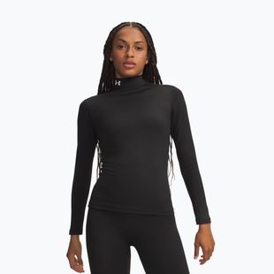 Longsleeve treningowy damski Under Armour ColdGear Mock LS ultimate black/white