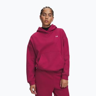 Bluza damska Under Armour Icon Fleece Hoodie claret/white