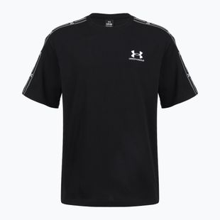Koszulka męska Under Armour Icon HWT Tee Taped SS ultimate black/white
