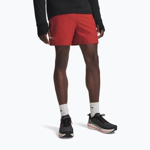 Spodenki do biegania męskie Under Armour Launch 5" Shorts heritage red/black/reflective
