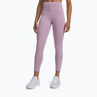 Legginsy do biegania damskie Under Armour Velociti Ankle Tights mauve pink/reflective