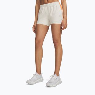 Spodenki do biegania damskie Under Armour Velociti Pro 4" 2N1 Shorts stone/reflective