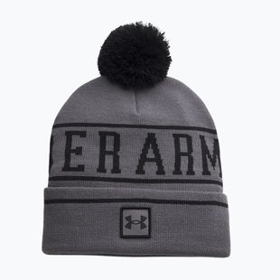 Czapka zimowa męska Under Armour Halftime Pom Beanie castlerock/black/black