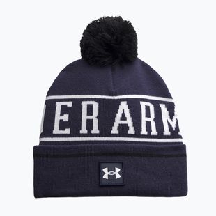 Czapka zimowa męska Under Armour Halftime Pom Beanie midnight navy/white/white