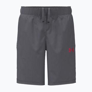 Spodenki dziecięce Under Armour Tech Utility Woven Shorts castlerock/mod gray/racer red