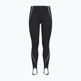 Legginsy treningowe damskie Under Armour Meridian Contour Stirrup Leggings ultimate black/white/ultimate black