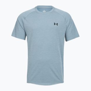 Koszulka treningowa męska Under Armour Tech Textured blue wind/black