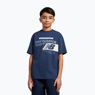 Koszulka dziecięca New Balance Authentic Brand Players Graphic Tee nb navy
