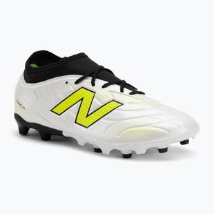 Buty do piłki nożnej dziecięce New Balance Tekela Team Low JR FG white