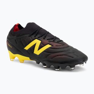 Buty piłkarskie New Balance Tekela Team Low V5 FG black 100/punch yellow/fire cracker
