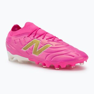 Buty piłkarskie New Balance Tekela Team Low V5 FG pink heat/metallic gold/pink satin