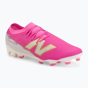Buty piłkarskie New Balance Furon Team V8 FG pink heat/sea salt/gold metallic