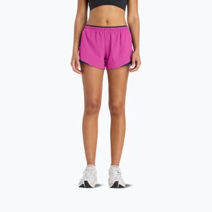 Spodenki do biegania damskie New Balance Run Essentials 3" pink heat