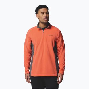 Bluza polarowa męska Columbia Klamath Range II HZ zing/shark