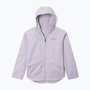 Kurtka przeciwdeszczowa dziecięca Columbia Rainy Trails II Fleece lavender pearl