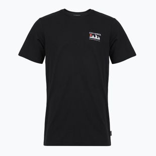 Koszulka trekkingowa męska Columbia Explorers Canyon Back black/peaks and waves