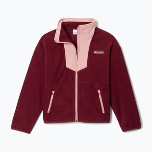 Bluza polarowa dziecięca Columbia Sequoia Grove Full Zip Fleece rich wine/eraser pink