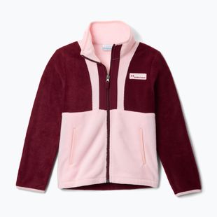 Bluza dziecięca Columbia Back Bowl II Full Zip rich wine/satin pink