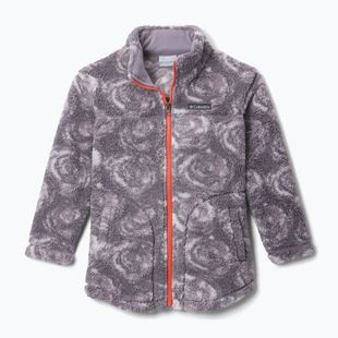 Bluza dziecięca Columbia West Bend Printed FZ shale purple rosecity