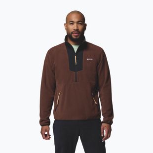 Bluza męska Columbia Sequoia Grove Half Zip Fleece tobacco/black