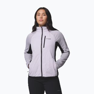 Kurtka hybrydowa damska Columbia Arctic Crest Hybrid Full Zip lavender pearl/black