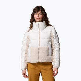 Kurtka hybrydowa damska Columbia Leadbetter Point II Sherpa Hybrid sea salt/dark stone