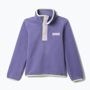 Bluza polarowa dziecięca Columbia Halvetia II Half Snap Fleece stormwatch/lavender pearl