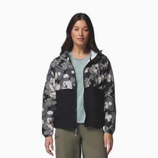 Kurtka przeciwwiatrowa damska Columbia Spire Valley Printed Windbreaker black ikatbloom print/black