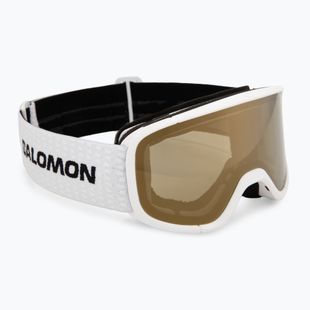 Gogle narciarskie dziecięce Salomon Lumi Acces Jr white/flash gold